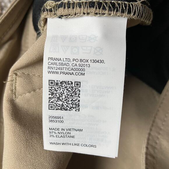 Prana Brion Pant Men's 31x30 Sandbar Standard Fit Straight Leg Stretch Fabric - Picture 6 of 9